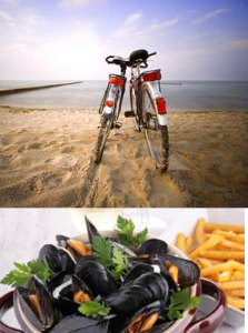 BALADE IODEE A V&Eacute;LO.... OU EN AUTO ET D&Eacute;GUSTATION DE MOULES